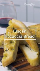 Simple & Delicious Tuscan Focaccia Bread! _ The Spruce Eats #SHORTS #BakeWithUS