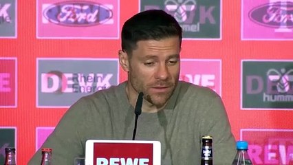 Xabi Alonso : "Le classement ne veut rien dire pour l'instant"