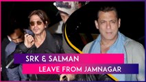 Shah Rukh Khan & Salman Khan Leave From Jamnagar Post Attending Anant Ambani’s Pre-Wedding Functions