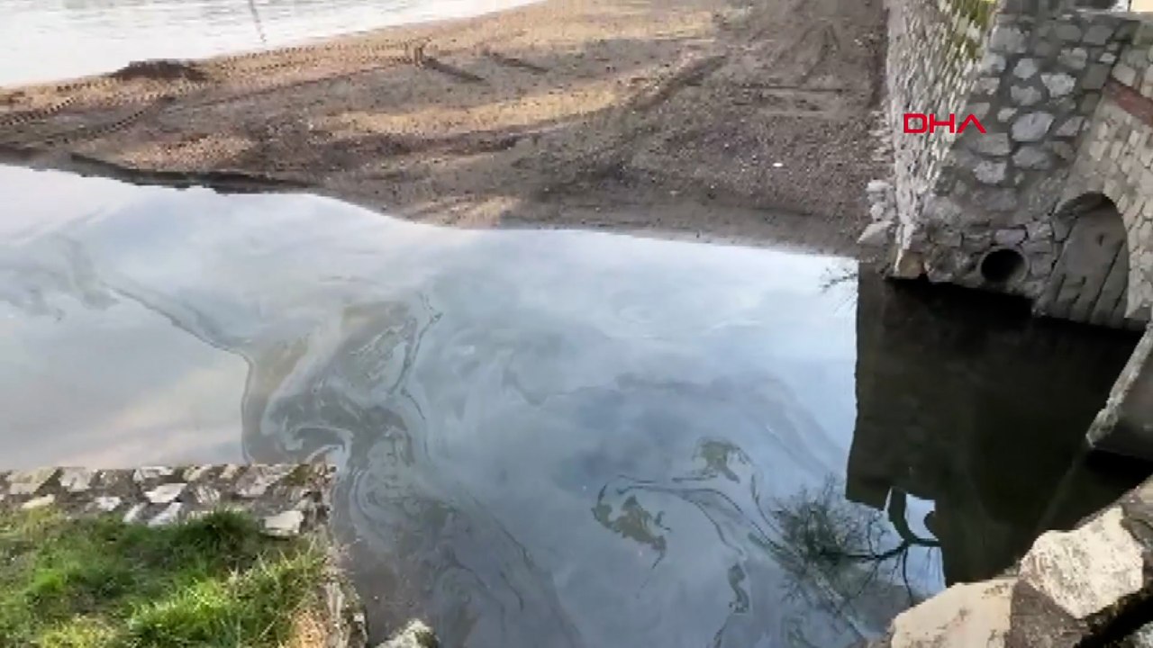 Bartın'da derede kirlilik