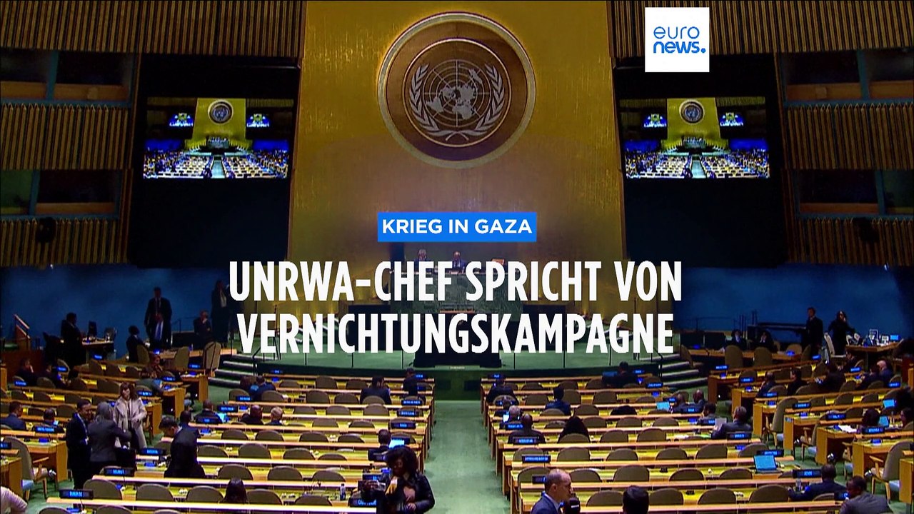 Krieg in Gaza: UNRWA-Chef spricht von Vernichtungskampagne Israels