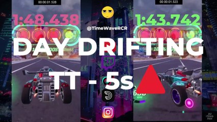 Day Drifting (1:48 vs 1:43) - Rocket Racing