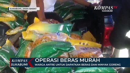 下载视频: Warga Rela Antre Untuk Dapatkan Beras Murah Dan Minyak Goreng