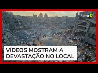 Ataque de Israel a campo de refugiados em Gaza deixa dezenas de mortos