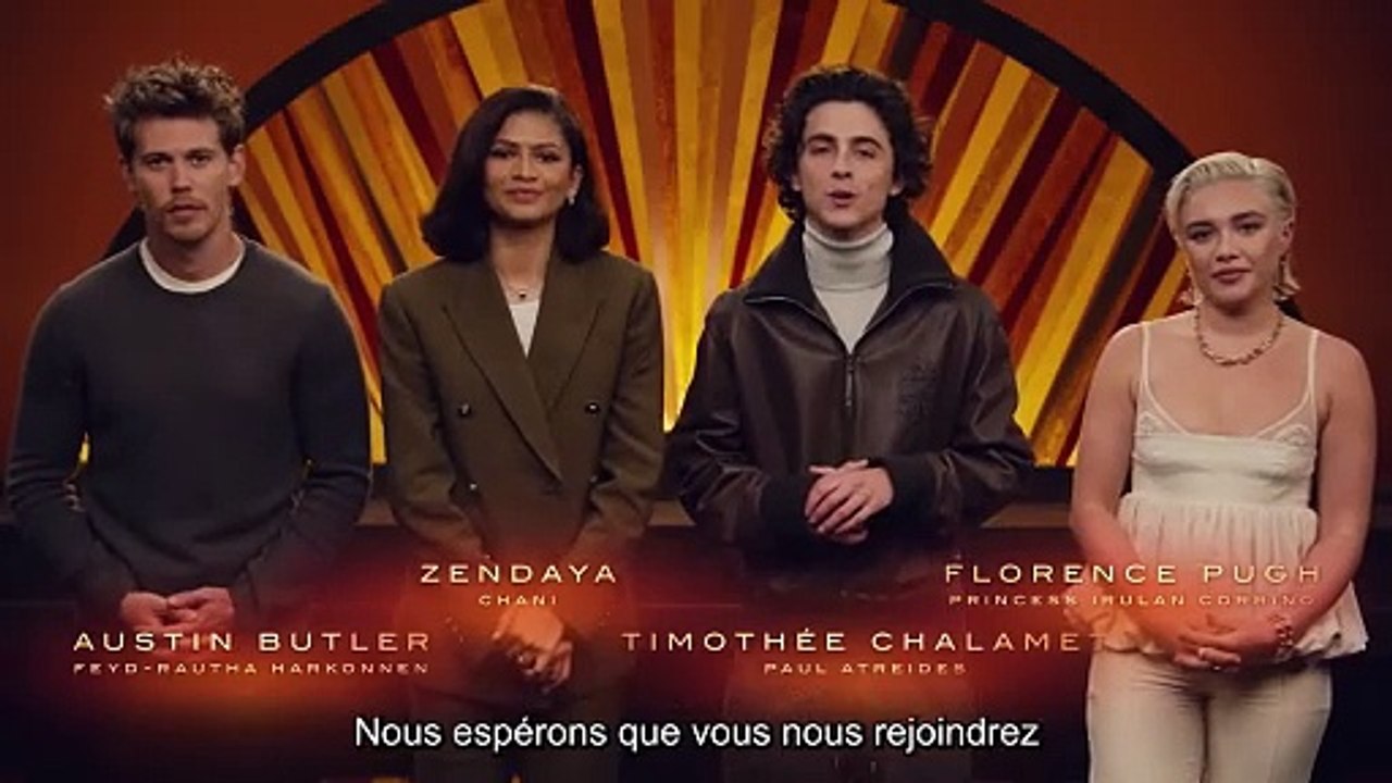 Dune : Deuxième Partie BONUS VO "Un message du cast"
