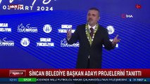 Sincan Belediye başkan adayı projelerini tanıttı