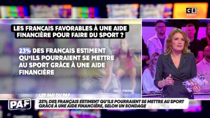 23% des Français estiment qu'ils pourraient se mettre au sport grâce à une aide financière