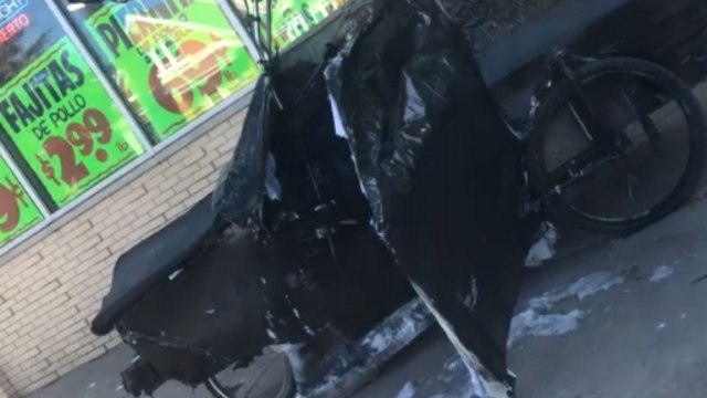The on-budget Batmobile takes to the streets and roads of Chicago *Hilarious*