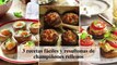 3 recetas fáciles y resultonas de champiñones rellenos