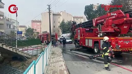 Kocaeli'nde erkek öğrenci yurdunda yangın paniği!