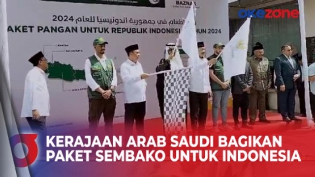 Pemerintah Kerajaan Arab Saudi Bagikan 7.965 Paket Sembako untuk Indonesia