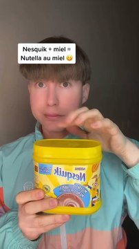 Nesquik + miel = nutella au miel