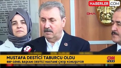 BBP Genel Başkanı Mustafa Destici Tedavi Sonrası Taburcu Edildi