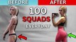 What happens if we do 100 Squats everyday || Do Squats everyday and see what happens