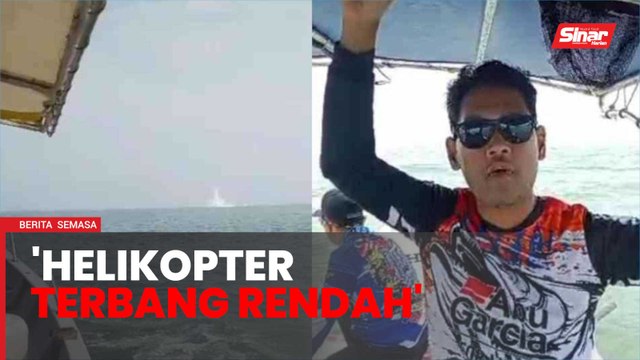 'Helikopter berpusing-pusing sebelum jatuh dalam laut' - Saksi