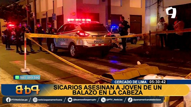 Joven de 22 años fue asesinado de un balazo en Cercado de Lima: ¿qué antecedentes tenía?