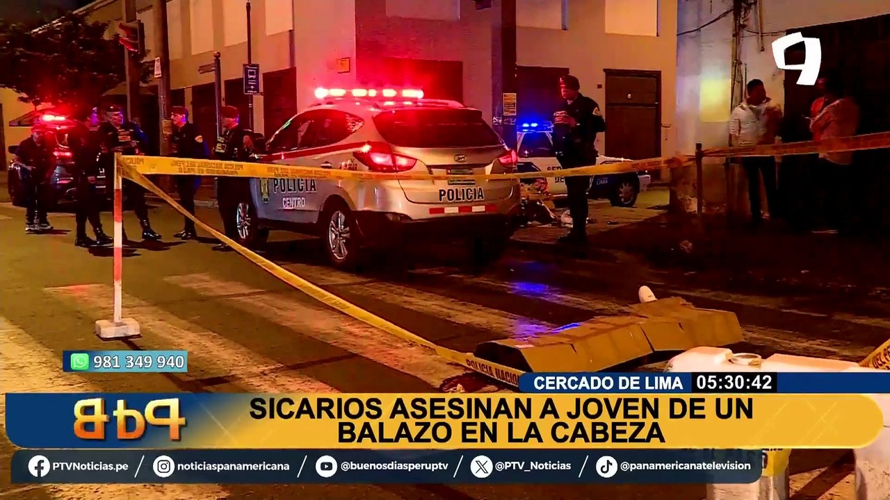 Joven de 22 años fue asesinado de un balazo en Cercado de Lima: ¿qué antecedentes tenía?