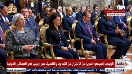 الرئيس السيسي: مصر تدعم كافة المبادرات الرامية لتحقيق السلام في منطقة جنوب القوقاز
