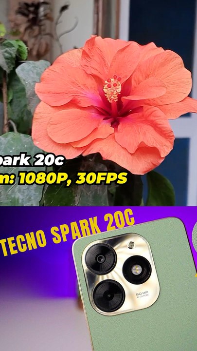 Tecno Spark 20C Front Video Testing