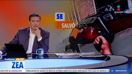 Hombre se salva de morir en un ataque armado en Aguascalientes