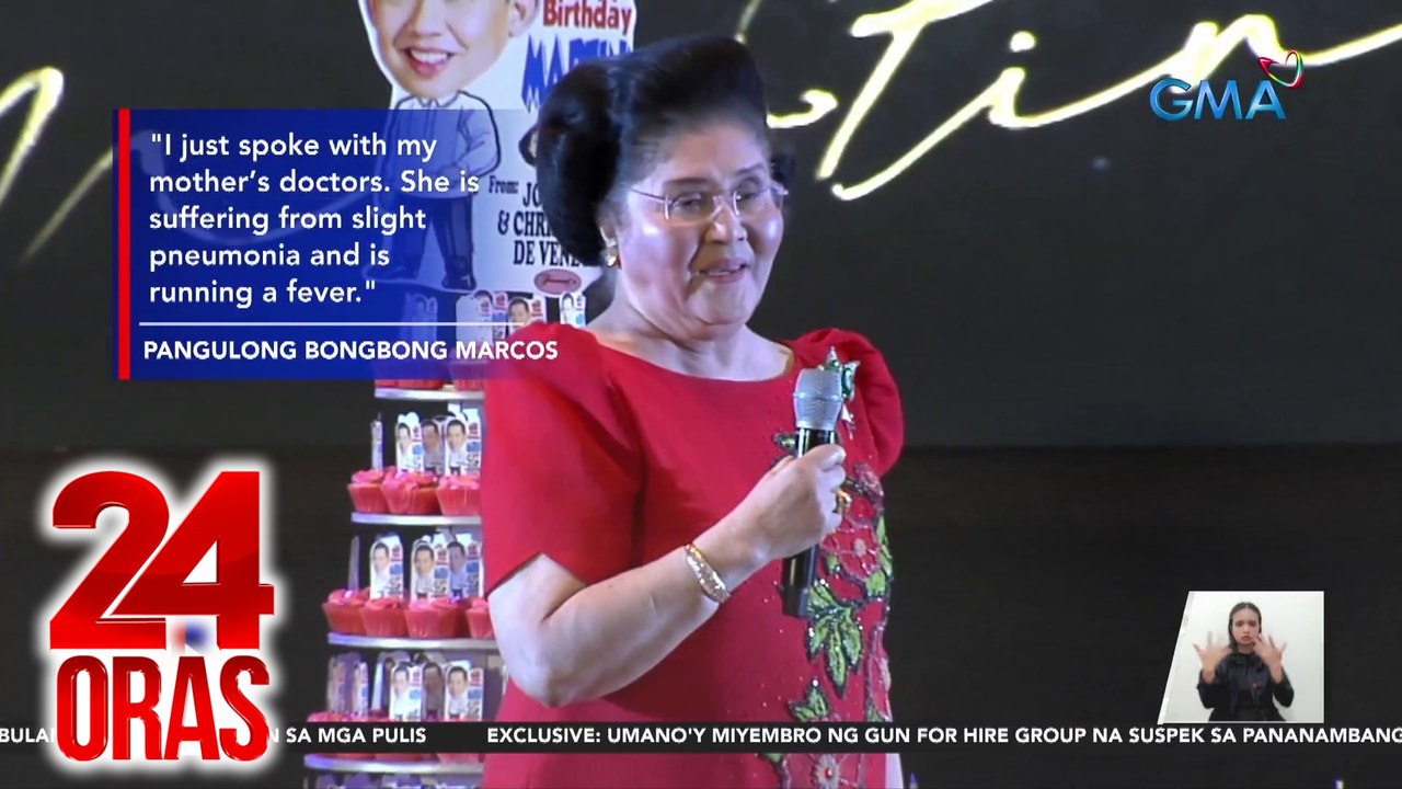 PBBM sa lagay ng ina at dating first lady Imeld...