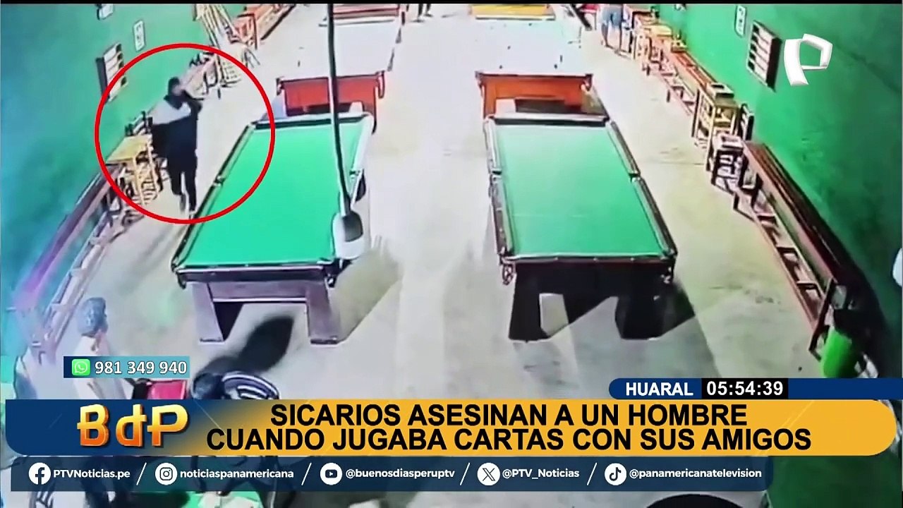 Sicarios asesinan a un hombre que se encontraba jugando cartas con sus amigos