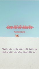 Sau Lời Từ Khước - Phan Mạnh Quỳnh | Chẳng xuất phát chung môt chuyến ga đời