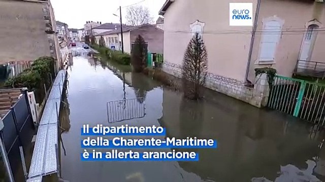 Francia, inondazioni nell'ovest e nel nord: Saintes colpita per la terza volta in sei mesi