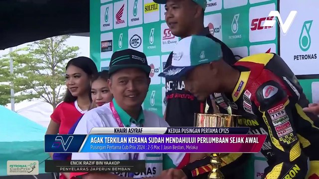 Irfan Hykal julang gelaran CP 125 di Jasin Bestari