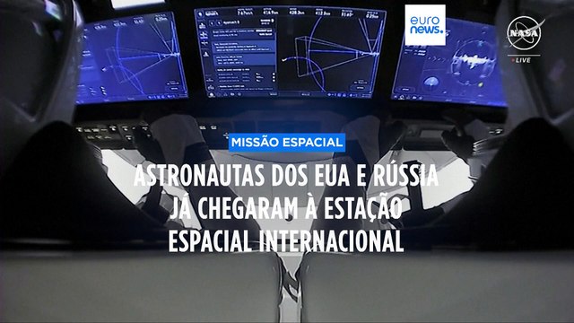Quatro astronautas já chegaram à Estação Espacial Internacional em nova missão da NASA e Space X