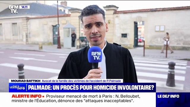 Affaire Pierre Palmade: C'est une première victoire déclare Me Mourad Battick, avocat de la famille des victimes, après le réquisitoire du parquet de Melun