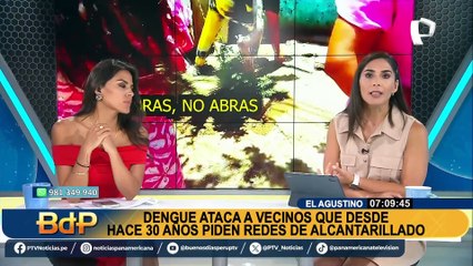 Más de 120 familias de El Agustino se encuentran en riesgo tras falta de redes de alcantarillado