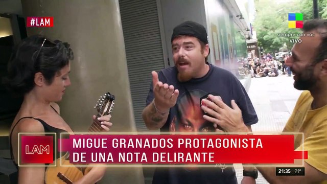 A Luzu lo cog... : Migue Granados y su derrape por la competencia con Nico Occhiato