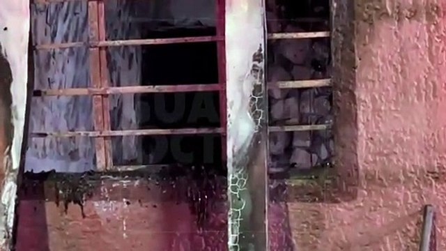 Así acabó una vivienda en Las Pintas