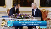 A Prague, Macron appelle les alliés de l'Ukraine à 