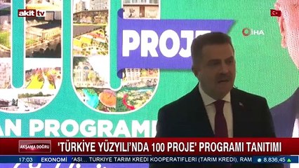 Türkiye Yüzyılı'nda 100 Proje programı tanıtımı