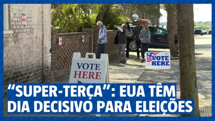 Super-terça é dia decisivo para as eleições americanas