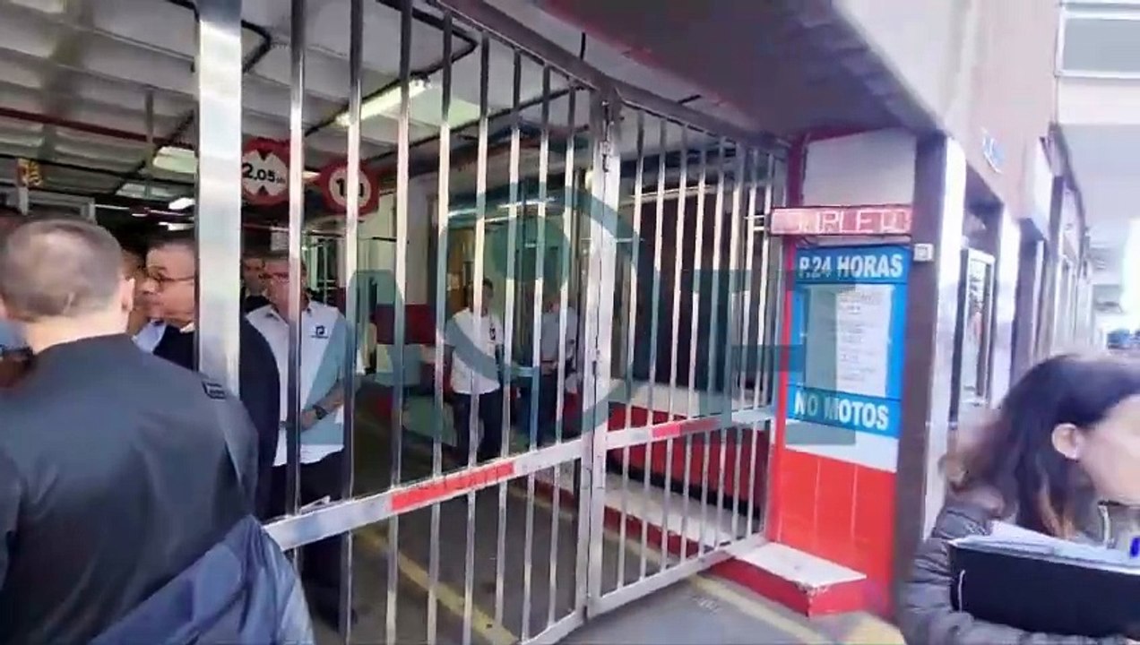 Desalojo parking Luis Morote