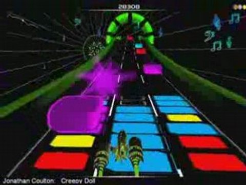 Audiosurf - Creepy Doll (Jonathan Coulton)