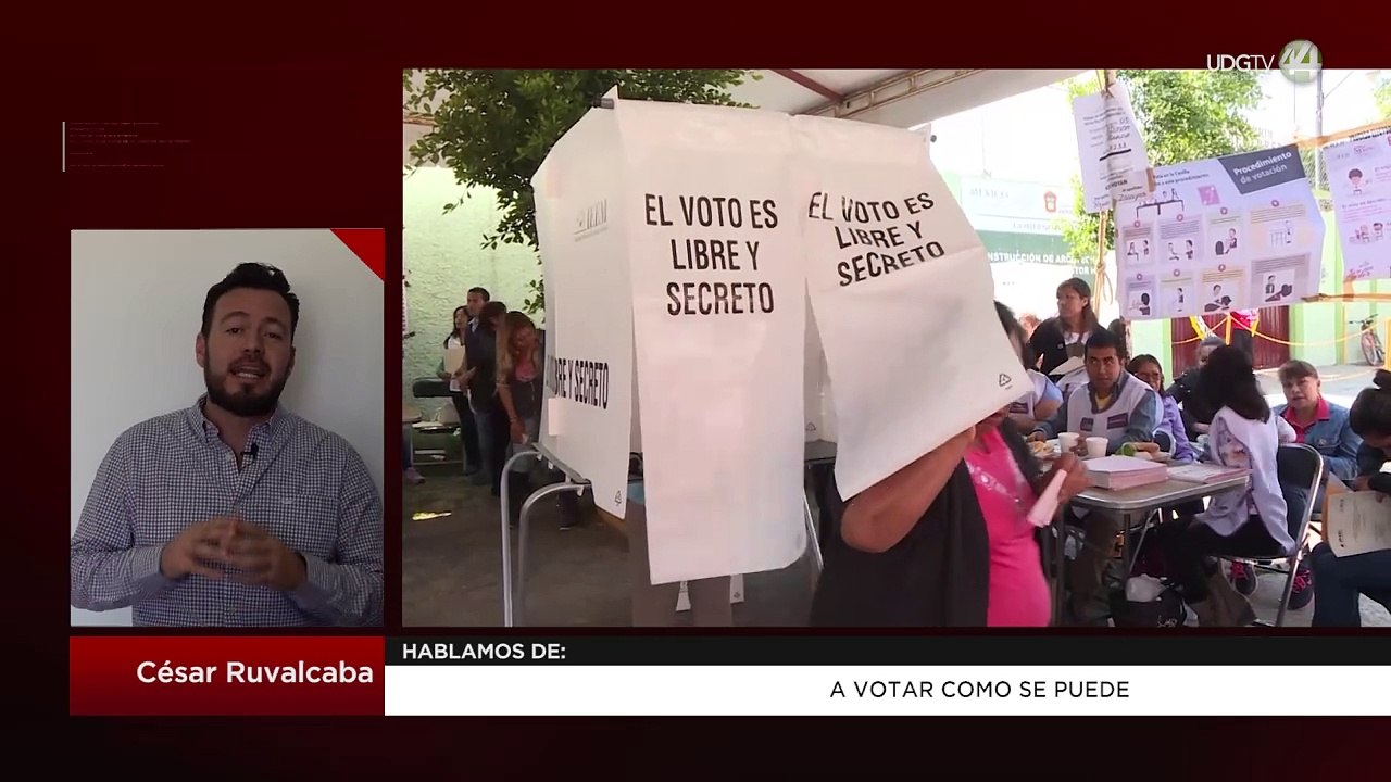 A votar como se puede: César Ruvalcaba