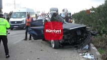 Adana’da otomobil karşı şeride geçip midibüse çarptı: Ölü ve yaralılar var