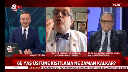 Prof. Dr. Mehmet Çilingiroğlu'ndan A Haber canlı yayınında olay hareket