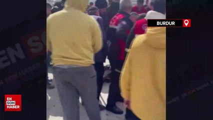 Burdur'da başkan adayı ve oğlunun üzerine ağaç devrildi