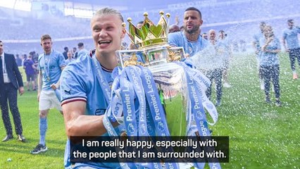 Download Video: Haaland happy at Man City amid Real Madrid links