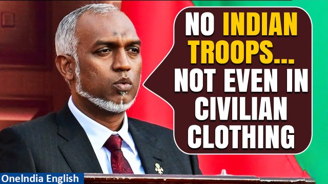 Maldives President Mohamad Muizzu declares no Indian troops to be allowed post May 10 | Oneindia