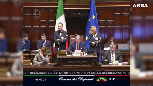 Camera, ok alla missione italiana Aspides nel mar Rosso
