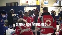 German NGO accuses Libyan coast guard of threatening crew members