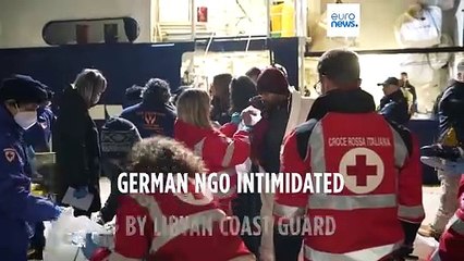 Download Video: German NGO accuses Libyan coast guard of threatening crew members