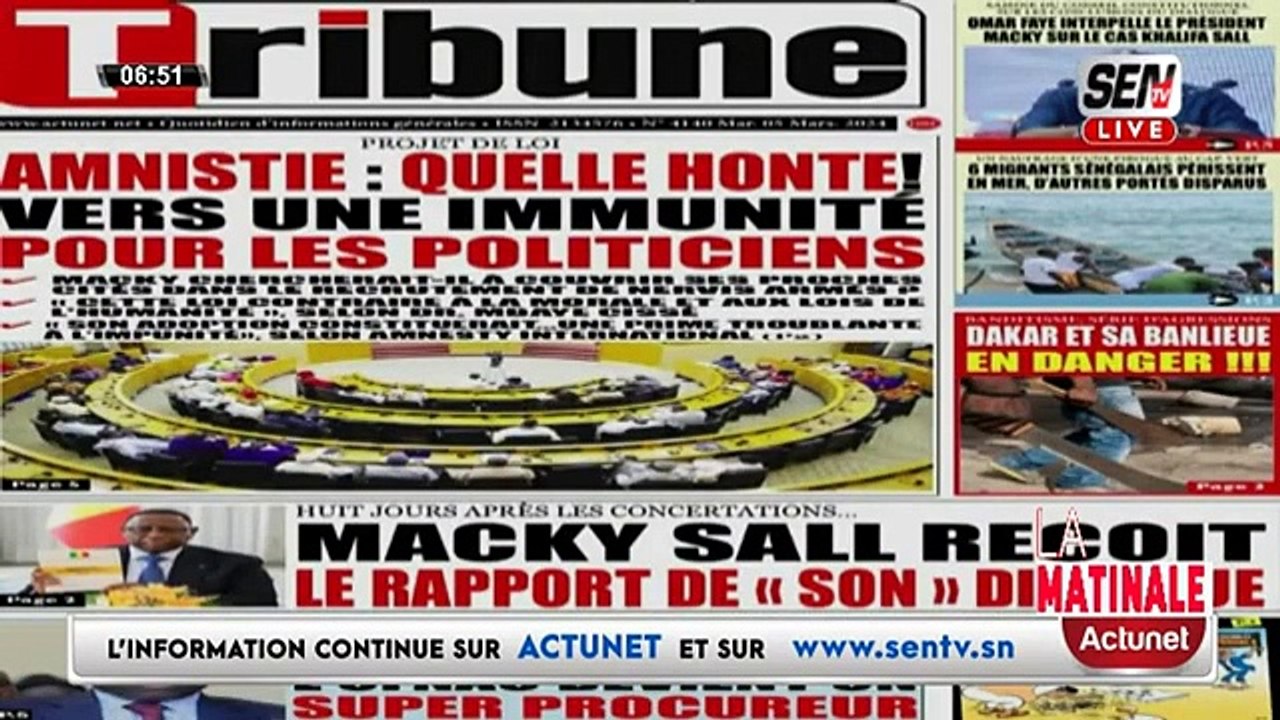 Fabrice Nguema Revue de Presse du mardi 05 Février 2024 en Français