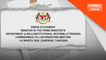 Kerajaan sedang muktamad dasar ganti Akta Bantuan Guaman 1971